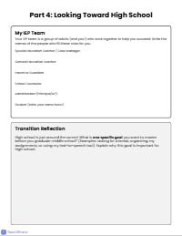 My IEP Scavenger Hunt: Knowing My Goals
