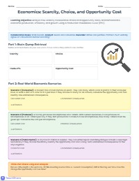 Mastering Scarcity, Choices, and Economic Curves