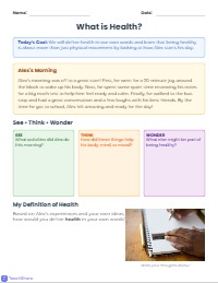 Do Now: Defining Health