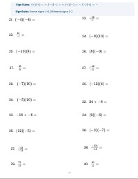 Algebra I Day 1 Assignment