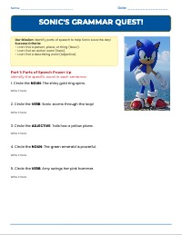 Sonic the Hedgehog Grammar Speed Run