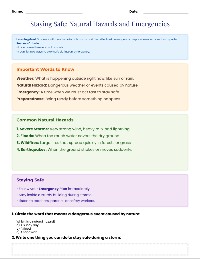 Emergency Preparedness Earth Science