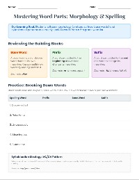 Morphology and Syllable Spelling