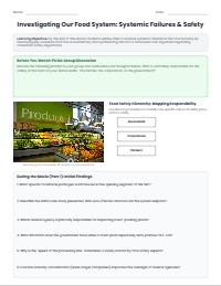 Poisoned: Analyzing Food Safety Systems Documentary