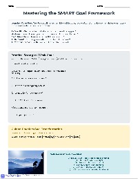 Goal Setting for Teens