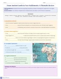 Foundations of Colonial America Chapter Review