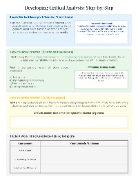 Mastering Textual Evidence