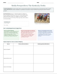 Analyzing Media Perspectives: The Kentucky Derby