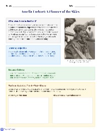 Amelia Earhart: Sky Pioneer