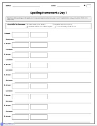 1 - Daily Spelling Practice (Print NEW)