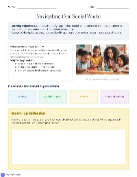 Social Expectations Guide