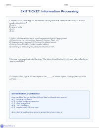 Mastering Digital Information and Citizenship