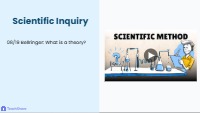 Scientific Inquiry in Daily Life