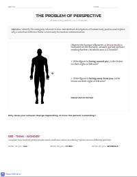 Do Now: Position Perspective