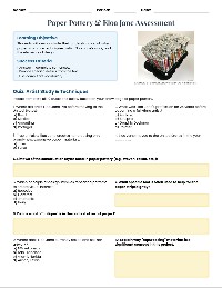 Paper Pottery Art Quiz