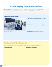 Do Now: Hardware Hunt