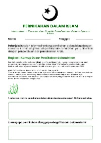 Pernikahan dalam Islam