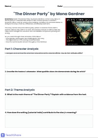The Dinner Party Analysis