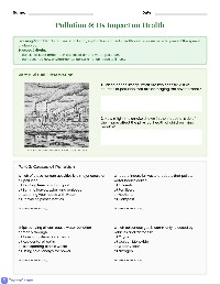 Protecting Our Environment and Health
