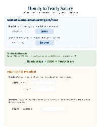 Student Guided Notes - Understanding Salary and Income Calculation