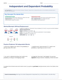 Mastering Independent and Dependent Probability Concepts