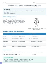 Human Body Systems Overview