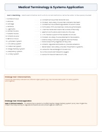 Human Body Tissues and Organ Systems