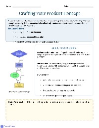 Concept Check: Product Outline