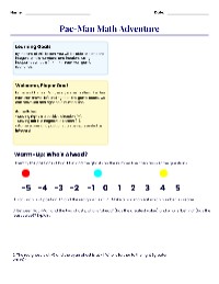 Pac-Man Math Adventure