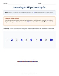 Fun With Skip Counting By Twos