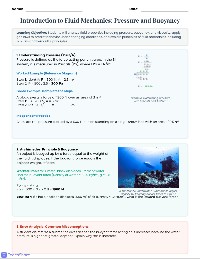 Fluid Properties and Gas Laws