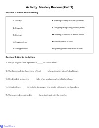 Mastering Academic Vocabulary: A 6th Grade Packet