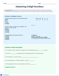 Mastering 5-Digit Numbers: A Comprehensive Review