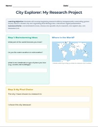 City Tour Guide Research Project