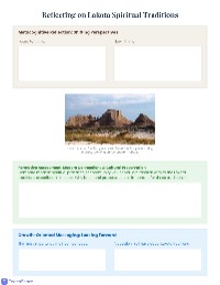 Lakota Spiritual Traditions