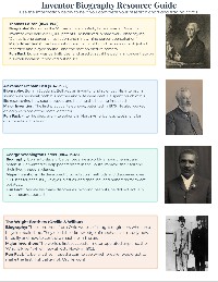 Famous Inventors Trading Cards