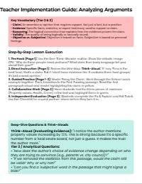 Mastering Claims and Evidence in Arguments