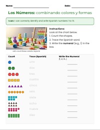 Spanish Adventure: Numbers and Colors Fun