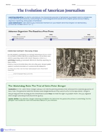 Journalism in a Democracy: Evolution and Impact