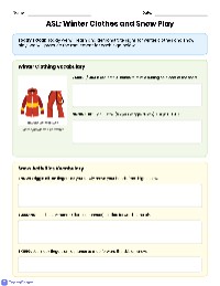 Winter Jacket Sign Language