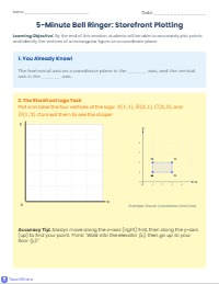 Bell Ringer: Coordinate Plane Review