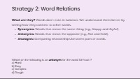 Mastering New Vocabulary Through Strategic Analysis