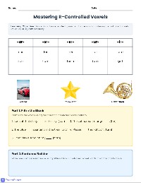 R-Controlled Vowel Practice