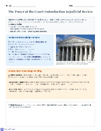 Discussion: Impact of Judicial Review