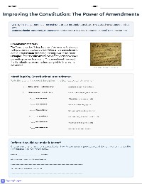 Constitutional Amendment Matching Activity
