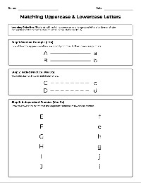 Uppercase Lowercase Letter Match