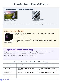 Kinetic vs Potential Energy