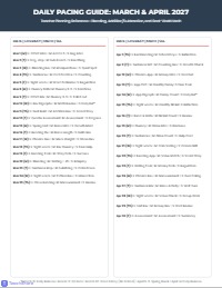 Daily Academic and SEL Routine Calendar