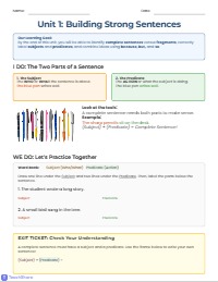 Mastering Sentences: Building Better Writers