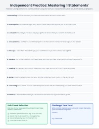 Mastering Assertive Communication: I Statements Practice